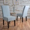 MAYEERTY Set of 2 Pertica KD Dining Chairs, Detachable Design Solid Frame, Dining Room - 2 of 4