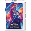 Trends International Marvel Thor: Love and Thunder - Thor Odinson One Sheet Framed Wall Poster Prints - 3 of 4