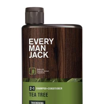 Every Man Jack Men's 2-in-1 Thickening Shampoo and Conditioner with Coconut, Aloe, and Tea Tree Oil - 13.5 fl oz