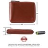 Alpine Swiss Logan Zipper Bifold Wallet For Men or Women RFID Safe Comes in a Gift Box - 3 of 4