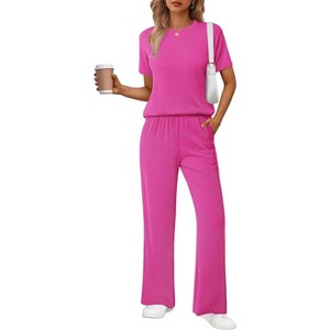 Ekouaer Lounge Sets for Women 2 Piece Matching Travel Outfits 2026