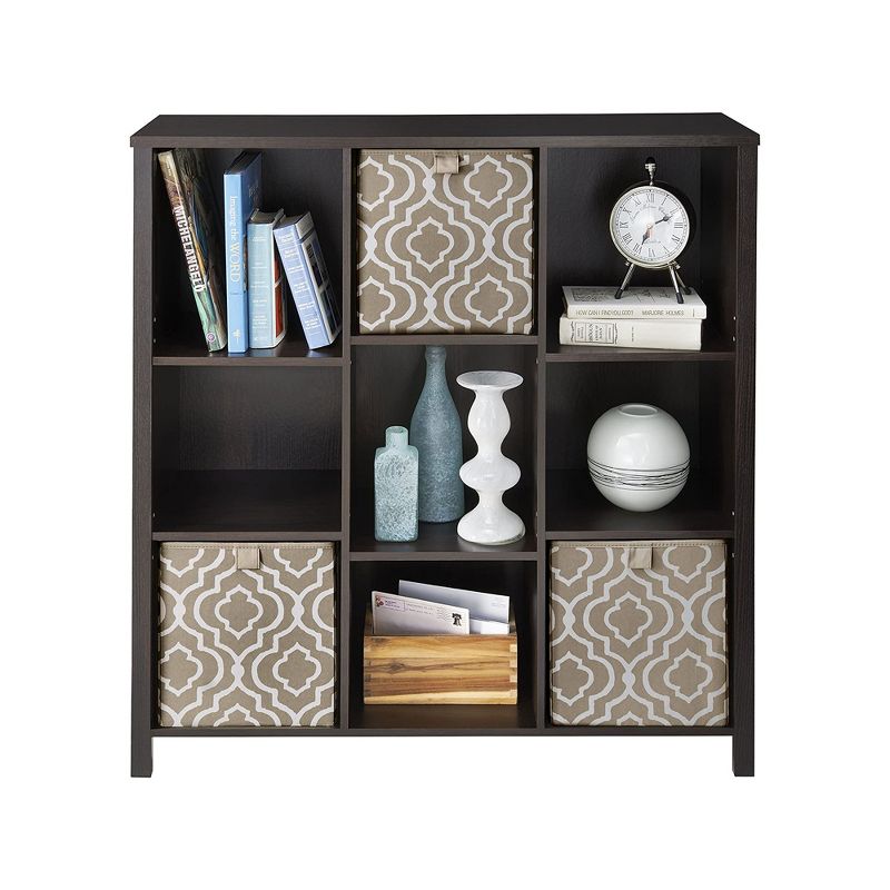 ClosetMaid 1605800 Adjustable 9 Cube Decorative Livingroom, Bedroom, or Office Storage Organizer Cubby Book Shelf for Books, Binders, and More, Black, 3 of 5
