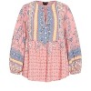 Women's Plus Size Angel Falls Top - blush | CITY CHIC - 4 of 4