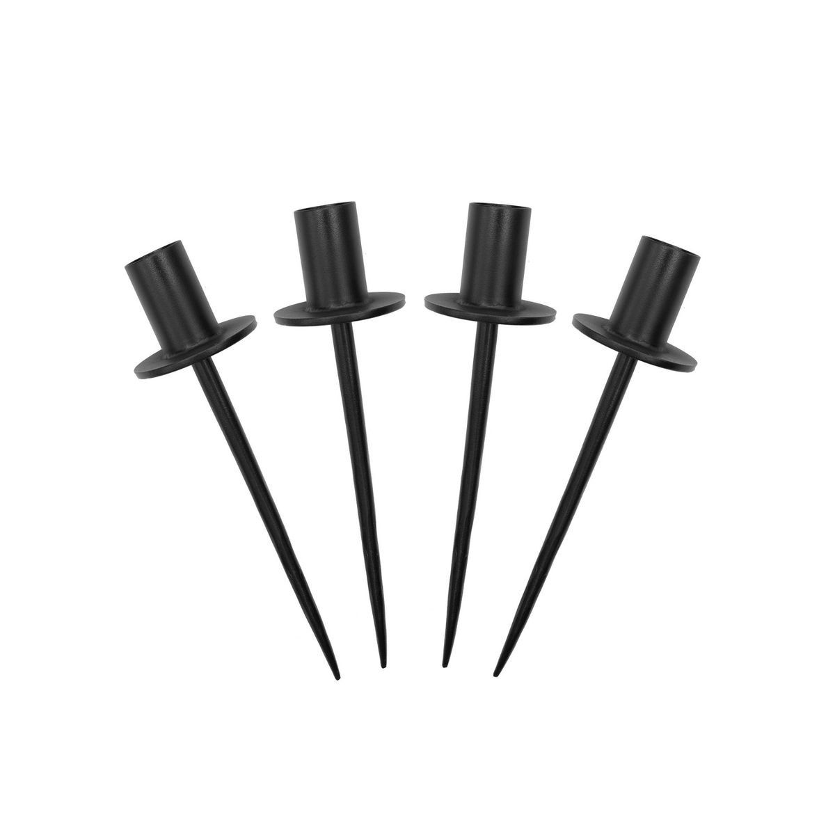 ACHLA Designs 98" Spiked Ground Stakes Wrought Iron Arbor - thumbnail 3