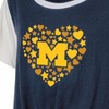 NCAA Michigan Wolverines Girls' White Tie T-Shirt - 3 of 3
