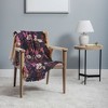 Schatzi Brown Free spirit Butterfly Plum 56"x46" Woven Throw Blanket - Deny Designs - 2 of 4
