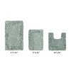 Shaggy Border Collection 3-Piece Bath Rug Set 100% Cotton Tufted Weave Ruffle Border Pattern Bathroom Rug for Machine Washable Bathmat - 2 of 4