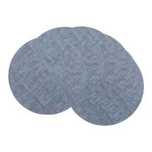 REGALWOVEN Faux Leather Washable Wipeable Heat Resistan Placemats 6 Pcs - 1 of 4