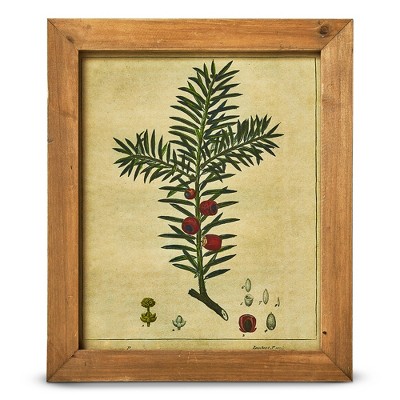 tagltd Pine Berry Vintage Wall Art