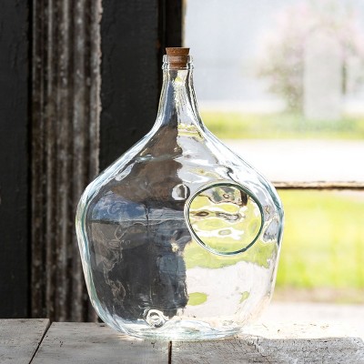 Park Hill Collection Glass Bottle Terrarium Large