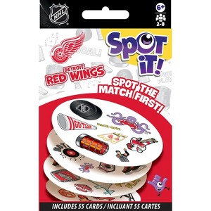MasterPieces Officially Licensed NHL Detroit Red Wings Spot It Game for Kids and Adults - 1 of 3