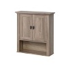 RiverRidge Hayward Two-Door Bathroom and Laundry Wall Mount Storage Medicine Cabinet with Fixed and Adjustable Shelf - 3 of 4