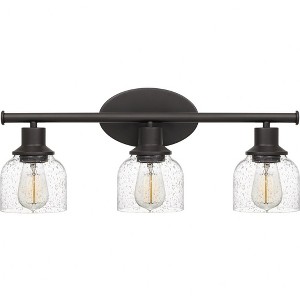 Quoizel Lighting Caverly 3 - Light Vanity in  Bronze - 1 of 3
