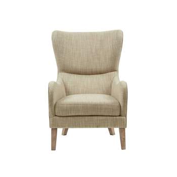 Aria Swoop Upholstered Wing Chair