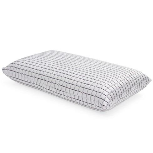 Queen Lavender Infused Ventilated Foam Pillow White Jubilee