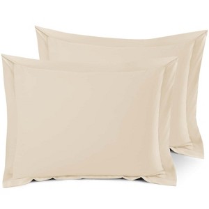 Nestl Soft Pillow Shams Set of 2, Double Brushed Microfiber Pillow Covers, Premium Pillow Shams With 1.5” Flange - 1 of 4