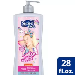 Suave Kids JoJo Siwa Rainbow Blast 3-in-1 Shampoo + Conditioner + Body Wash - 28 fl oz