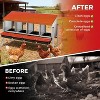 3/ 4 Hole Metal Chicken Nesting Box with Removable Roll-Out Tray Easy Egg Collection & Clean Galvanized Steel Laying Box, for Backyard Coop Orange - 3 of 4