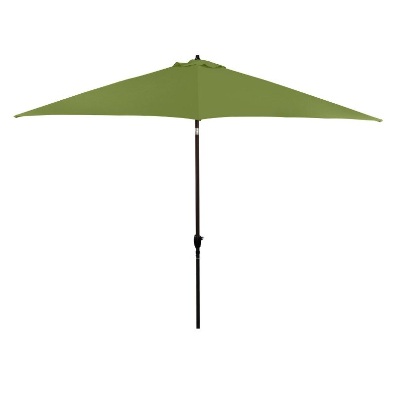 11&#39; x 11&#39; Aluminum Market Polyester Umbrella with Crank Lift Lime Green - Astella, 1 of 6