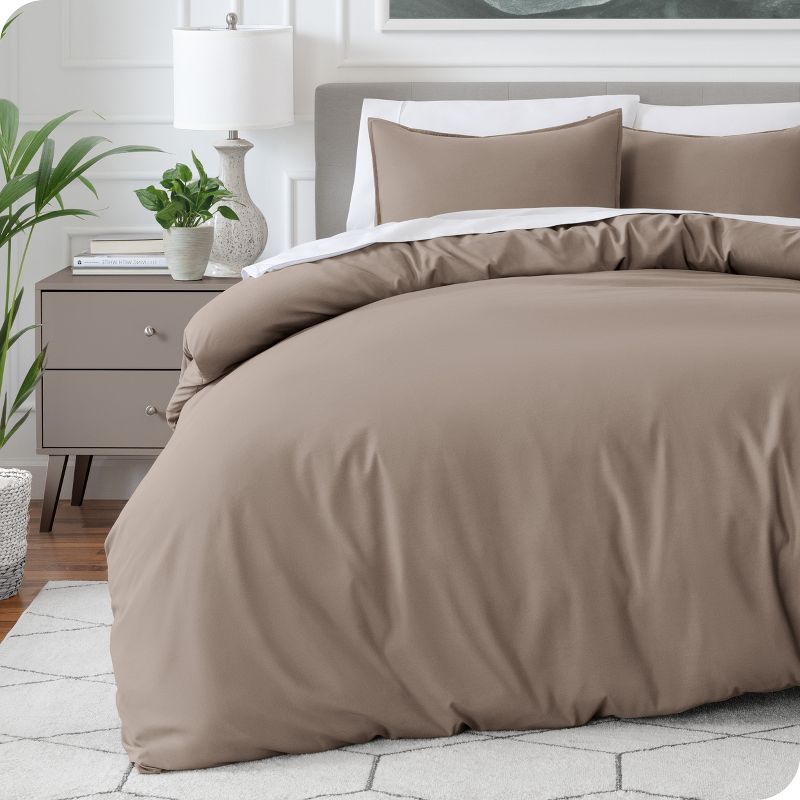Double Brushed Duvet Set - Ultra-Soft, Easy Care by Bare Home, 1 of 11