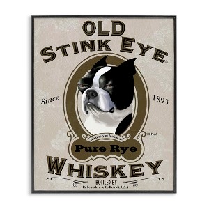 Stupell Industries Old Stink Eye W. Vintage Pet Dog Advertisement, 24" x 30" - 1 of 4
