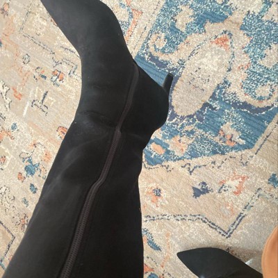 Women's Tay Tall Dress Boots - A New Day™ Black 6.5 : Target
