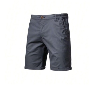 Mens Summer Chino Shorts Soft Feel With Dual Pockets
