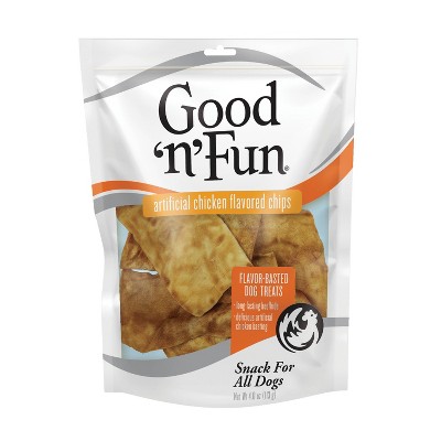 Good 'n' Fun Chicken Chips Rawhide Dog Treats - 4oz