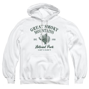 Men's Great Smoky Mountains National Park Black Bear Icon Pull-Over Hoodie - 1 of 4