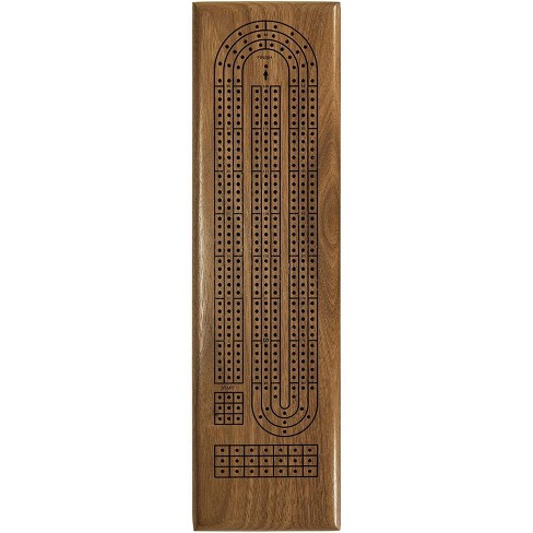 Vintage The Classic Collection Cribbage Wooden Board 3 Player Game for sale  online