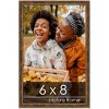 PosterPalooza | Photo Size Textured Gold Picture Frame - UV Acrylic, Foam Board Backing, Hanging Hardware - 2 of 4