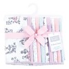 Hudson Baby Infant Girl Flannel Burp Cloth 10pk, Garden Fairies, One Size - 2 of 4