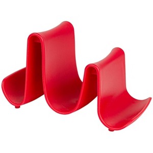 Hutzler Compact Pot Lid Stand and Spoon Rest, Space Saving Design - 1 of 2