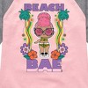 Girls' - LOL Surprise! - Groovy Beach Babe Shirt Tail Raglan Graphic T-shirt - 2 of 4