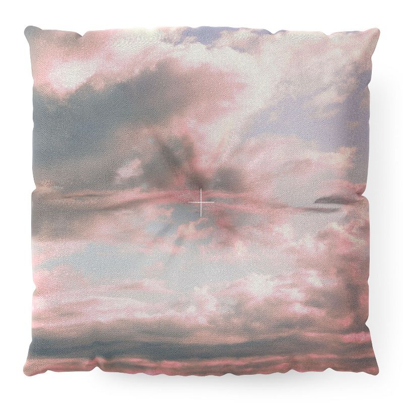 Emanuela Carratoni Delicate Sky Square Floor Pillow - Deny Desings, 2 of 3