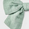 Wrinkled Linen Bow Hair Barrette - Universal Thread™ - 2 of 2