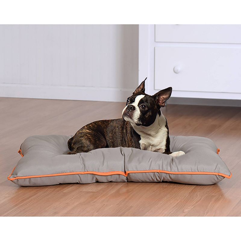 Precious Tails Water and Chew Resistant Bone Tufted Crate Dog Mat - M - Khaki, 2 of 6