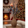 Christmas Plastic Pinecone Spray – 39 Inch Floral Stem (Set of 6) by Melrose - 3 of 3
