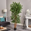 HomeStock  6 ft. Artificial Tree in Pot for Indoor/Outdoor - 3 of 4