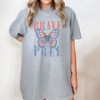 Simply Sage Market Women's Brave Butterfly Short Sleeve Garment Dyed Tee - 2 of 2