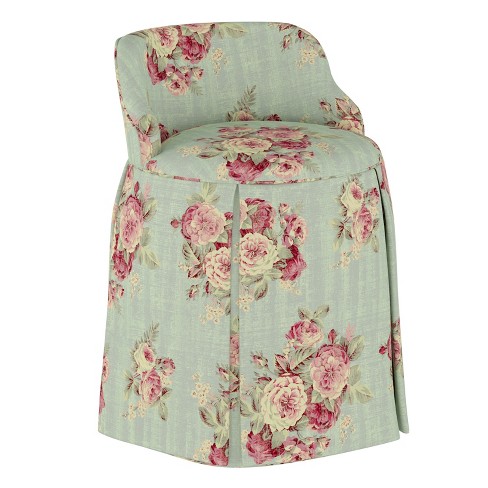 Vanity Chair Manor Floral Sage Simply Shabby Chic Target