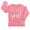 Lalo & Luna Happy Birthday T-Shirt (Girls 1 to 12) Sassy Kids Party Tee - Sweet Baby/Toddler Outfit - 3 of 3