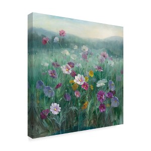 Trademark Fine Art -Danhui Nai 'Cosmos at Dawn' Canvas Art - 1 of 3