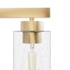 Hunter Fans 6" Hartland Wall Light Alturas Gold Finish - 4 Bulb Dimmable Vanity Fixture for Rustic Modern Spaces - 3 of 4