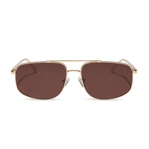 Tohy DIFF Charley Navigator Sunglasses for Women, Gold + Brown : Target
