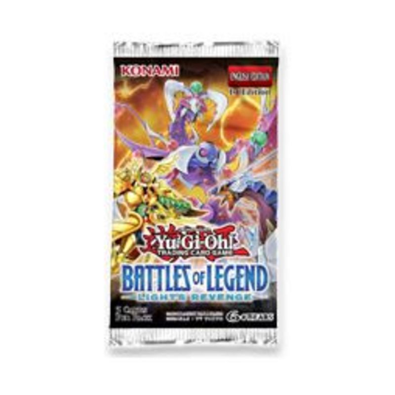 Yu-Gi-Oh Battles of Legend - Light's Revenge Booster Pack Card Games, 1 of 2
