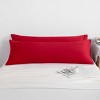 2 Pack Brushed Microfiber Body Pillowcases, Super Soft Body Pillow Cover with Envelope Closure - NTBAY - 4 of 4