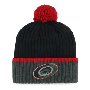 NHL Carolina Hurricanes Black Shadow Knit Beanie - 1 of 2