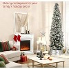 TinyhomieChristmas Yard Decor,Flocked Christmas Tree with Faux Snow, Dense Branches - 3 of 4