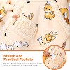 Joyfy Adults Wearable Blanket Hoodie for Women Men Giant Pocket Sleeves FlaWarm Oversized Fleece Winter Sweatshirt Blanket Birthday Gift Cat - 2 of 4